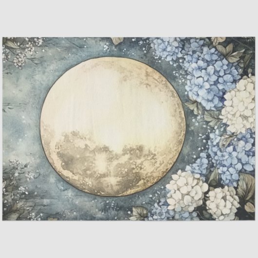 Design der Mond-Serie #9 Seidenpapier (Vorderseite)