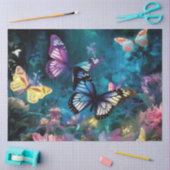 Design der Moonlight Butterfly-Serie 4 Seidenpapier (Basteln)
