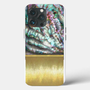 Design der Muschel "cooles Öl und Wasser" iPhone 13 Pro Hülle