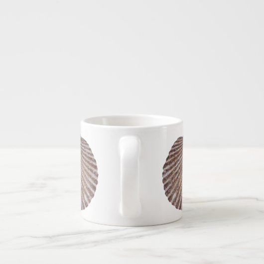 Design der Muschel Espressotasse (Rückseite)