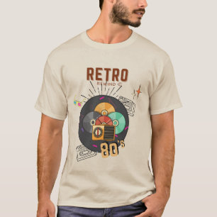 Design der Musik-CD für Retro 80er/90s T-Shirt