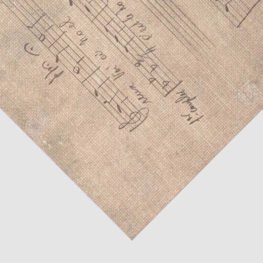 Design der Musik- und Rose 14 Seidenpapier (Detail)