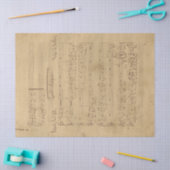 Design der Musik- und Rose-Serie 11 Seidenpapier (Basteln)