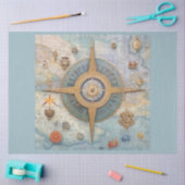 Design der Nautic Compass Series 2 Seidenpapier (Basteln)
