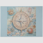 Design der Nautic Compass Series 4 Seidenpapier (Vorderseite)