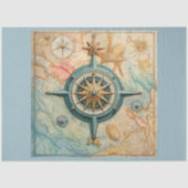 Design der Nautic Compass Series 5 Seidenpapier (Vorderseite)