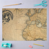 Design der Nautic Map Serie 6 Seidenpapier (Basteln)