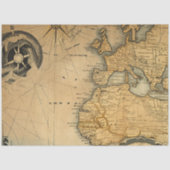 Design der Nautic Map Serie 6 Seidenpapier (Vorderseite)