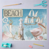 Design der Nautic-Serie 10 Seidenpapier (Basteln)