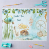 Design der Nautic-Serie 12 Seidenpapier (Basteln)