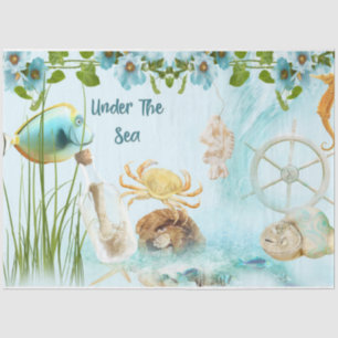 Design der Nautic-Serie 12 Seidenpapier