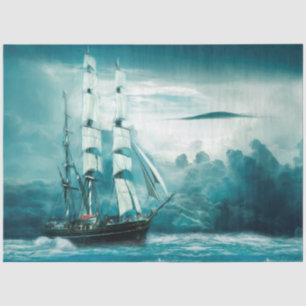 Design der Nautic-Serie 15 Seidenpapier
