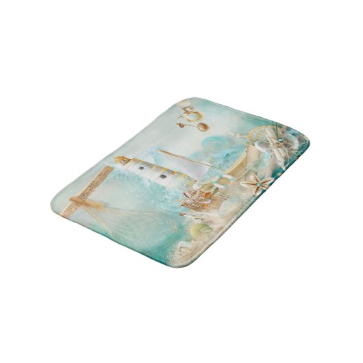 Design der Nautical Series 11 Badematte (Schrägansicht)