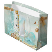 Design der Nautical Series 11 Große Geschenktüte (Rückseite Schrägansicht)