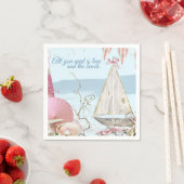 Design der Nautikreihe 3 Serviette (Beispiel)
