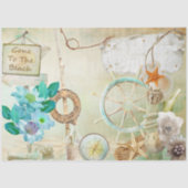 Design der Nautikserie 2 Seidenpapier (Vorderseite)