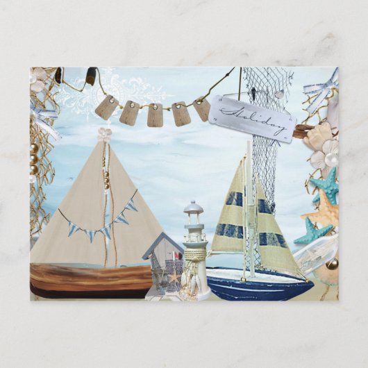 Design der Nautikserie 4 Postkarte (Vorderseite)