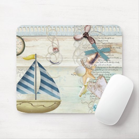 Design der Nautikserie 5 Mousepad (Mit Mouse)