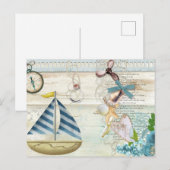 Design der Nautikserie 5 Postkarte (Vorne/Hinten)