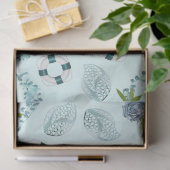 Design der Nautikserie 8 Seidenpapier (Geschenk)