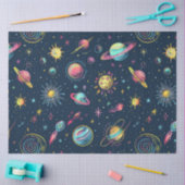 Design der Neon Cosmos-Serie 4 Seidenpapier (Basteln)