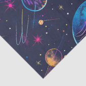 Design der Neon Cosmos-Serie 9 Seidenpapier (Ausschnitt)