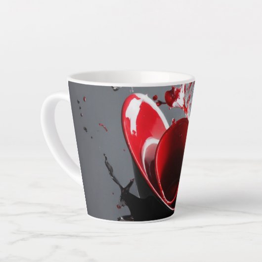 Design der neuesten Tasse Blume (Linke Ecke)