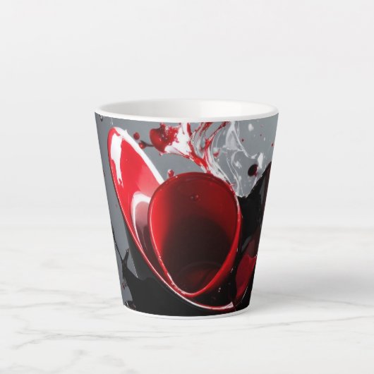 Design der neuesten Tasse Blume (Vorderseite)