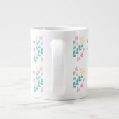 Design der niedlichen Blume Jumbo-Tasse (Rückseite)