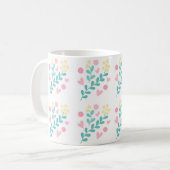 Design der niedlichen Blume Kaffeetasse (Vorderseite Links)