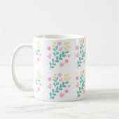 Design der niedlichen Blume Kaffeetasse (Links)