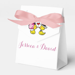 Design der niedlichen Duck-Gastgeschenk Hochzeit Geschenkschachtel