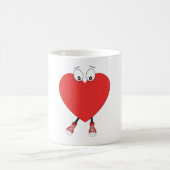 Design der Niedlichen Liebe in der Herzform Kaffeetasse (Mittel)