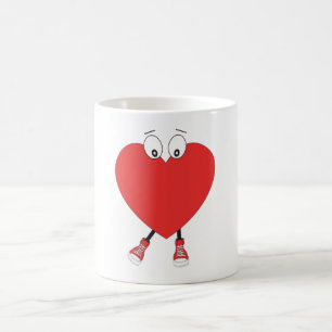 Design der Niedlichen Liebe in der Herzform Kaffeetasse