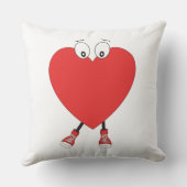 Design der Niedlichen Liebe in der Herzform Kissen (Rückseite)