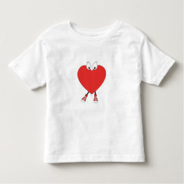 Design der Niedlichen Liebe in der Herzform Kleinkind T-shirt