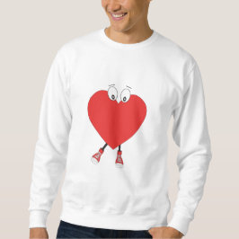 Design der Niedlichen Liebe in der Herzform Sweatshirt