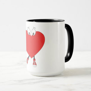 Design der Niedlichen Liebe in der Herzform Tasse