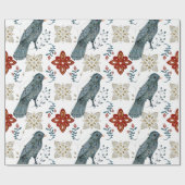 Design der Nordic Tile-Serie für Weihnachten 1 Geschenkpapier (Flach)