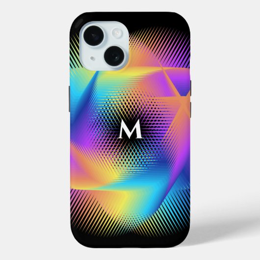 Design der optischen Neon-Illusion Case-Mate iPhone Hülle (Rückseite)