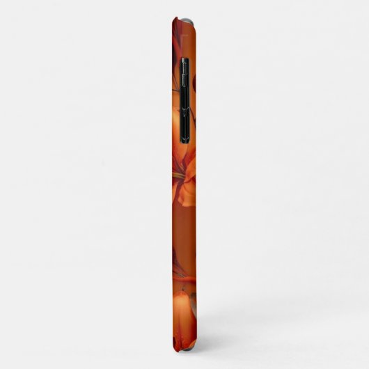 Design der orangen LIEBE Case-Mate iPhone Hülle (Hinten/Links)