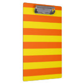 Design der orangen und gelben Streifen Klemmbrett (Rechts)
