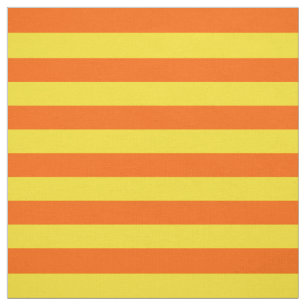 Design der orangen und gelben Streifen Stoff