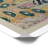 Design der orientalischen Landschaft (Farbe litho) Poster (Ecke)