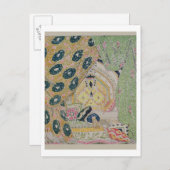 Design der orientalischen Landschaft (Farbe litho) Postkarte (Vorne/Hinten)