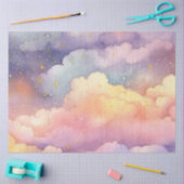 Design der pastellfarbenen Cloud-Serie 6 Seidenpapier (Basteln)