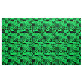 Design der Patchwork-Muster in grün schwarz Stoff (Yard (91,4 cm))