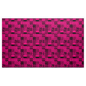 Design der Patchwork-Muster in rosa Schwarz Stoff (Yard (91,4 cm))