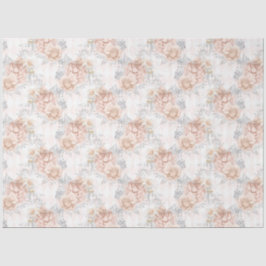 Design der Peach- und Silver-Serie 3 Seidenpapier