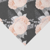 Design der Peach- und Silver-Serie 4 Seidenpapier (Ausschnitt)